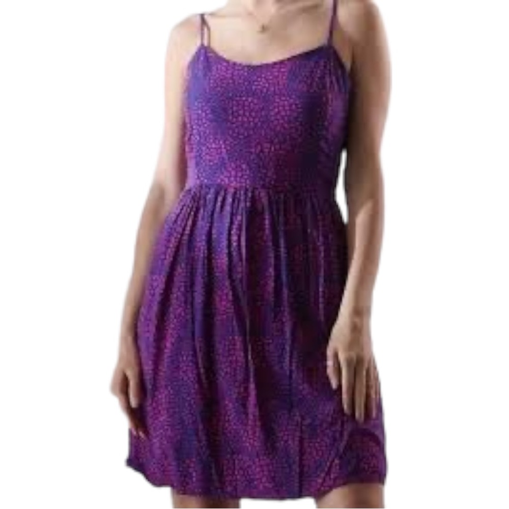 NWT Gap Linda Short Spaghetti Strap Dress in Animal Print Sz 8